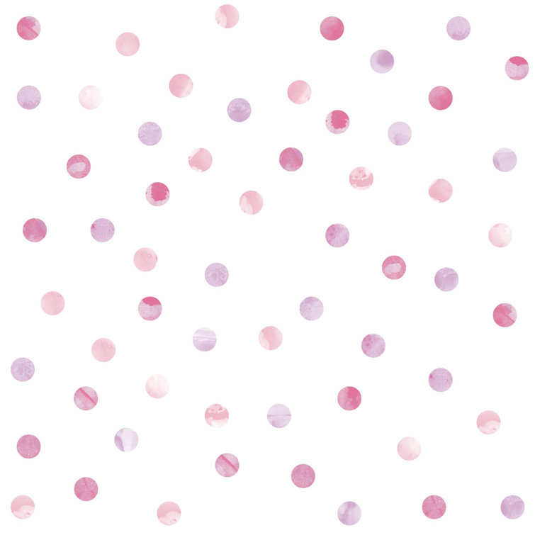 Oliver Watercolor Dots Wall Decal & Reviews Wayfair